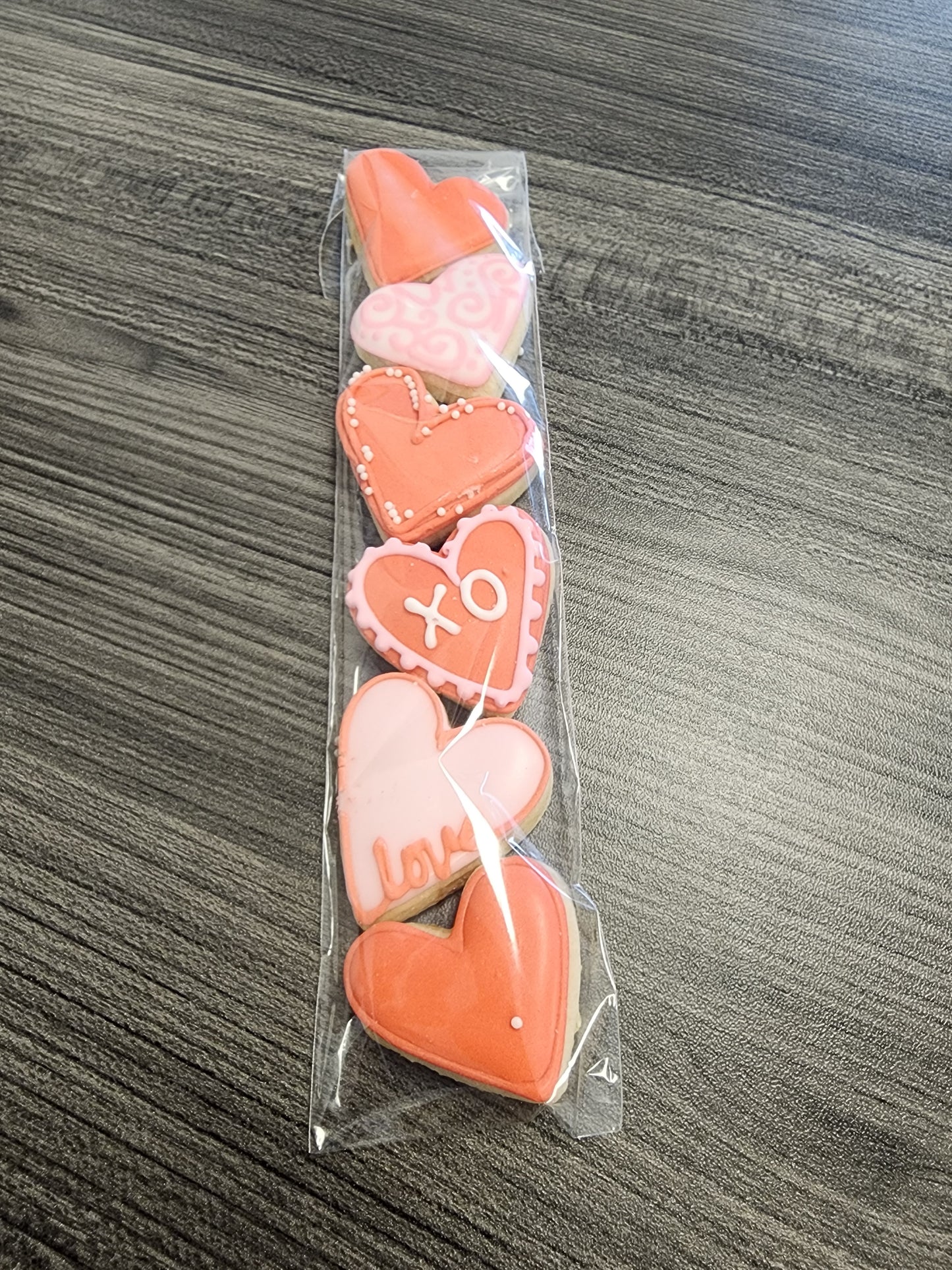 Valentine's Day Mini Heart Cookies