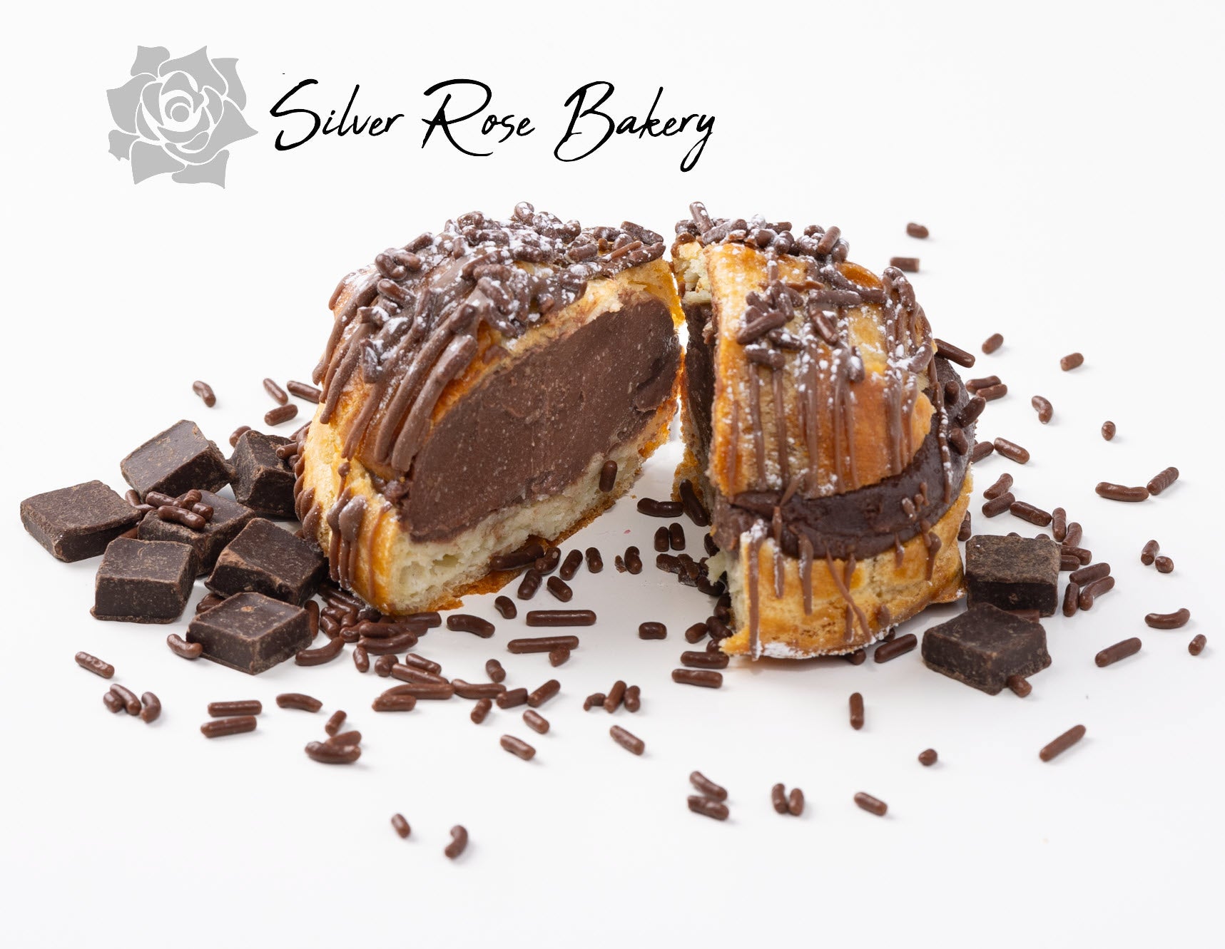 fresh made chocolate cream puffs in Phoenix, AZ.