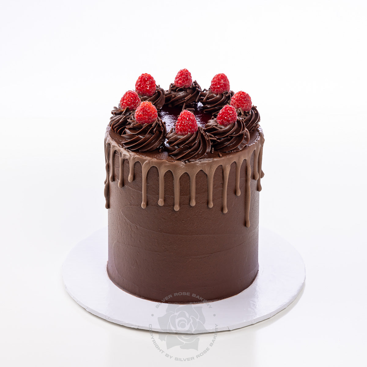 Fresh Chocolate Raspberry Birthday Cake in Phoenix, AZ.