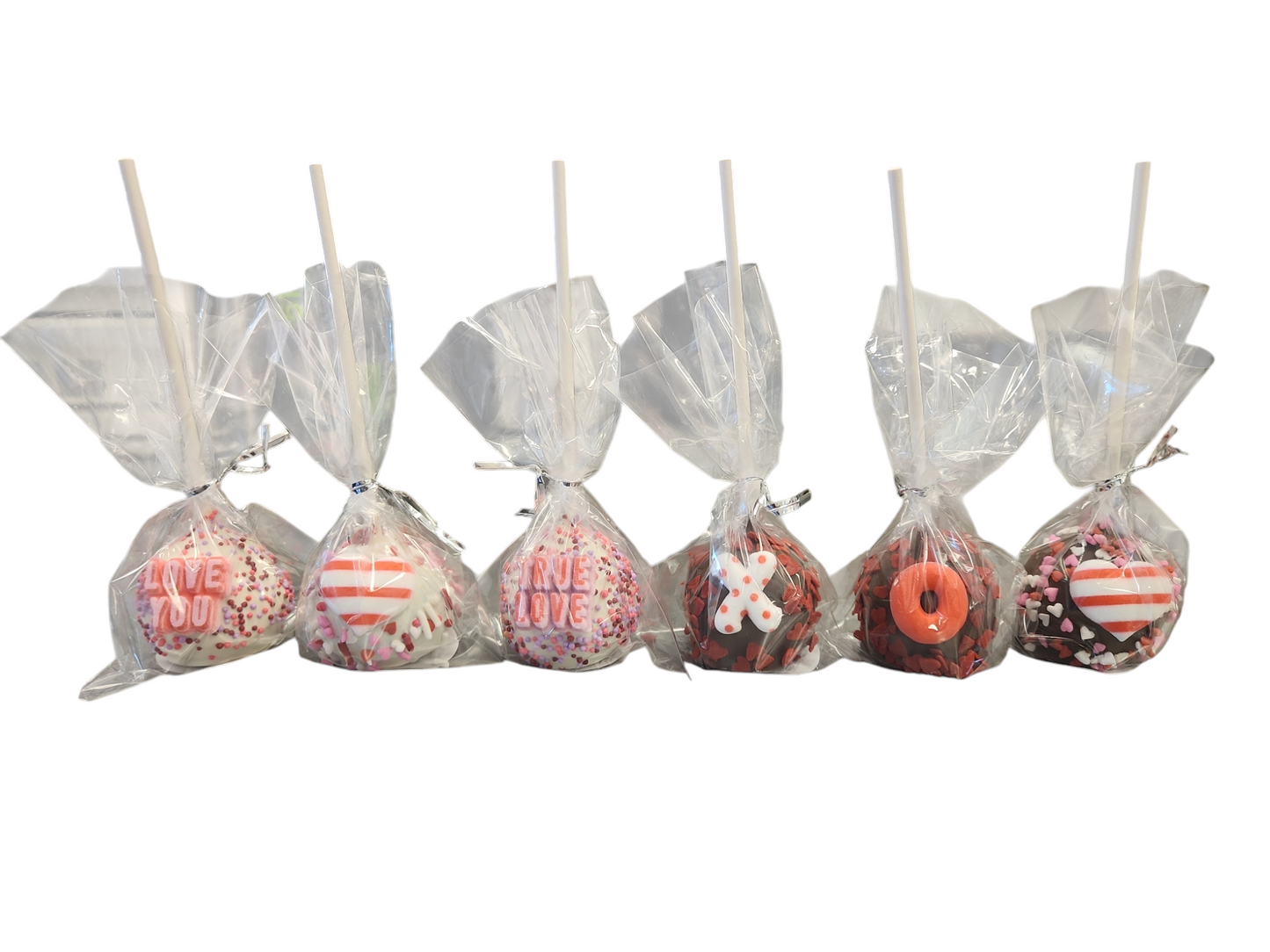 Valentine's Day Cake Pop Assortment - 6 Pack