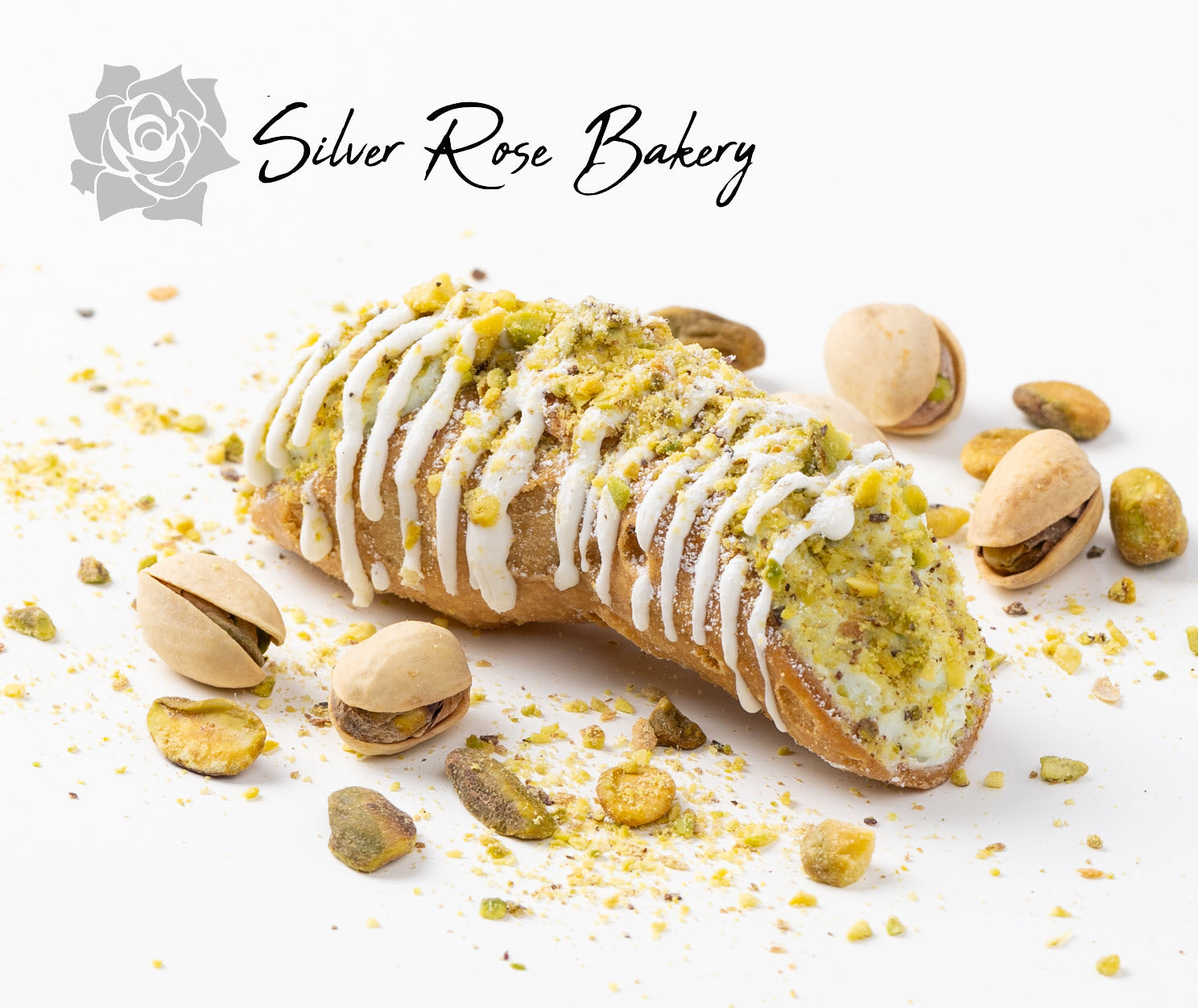 Pistachio Cannoli Silver Rose Bakery