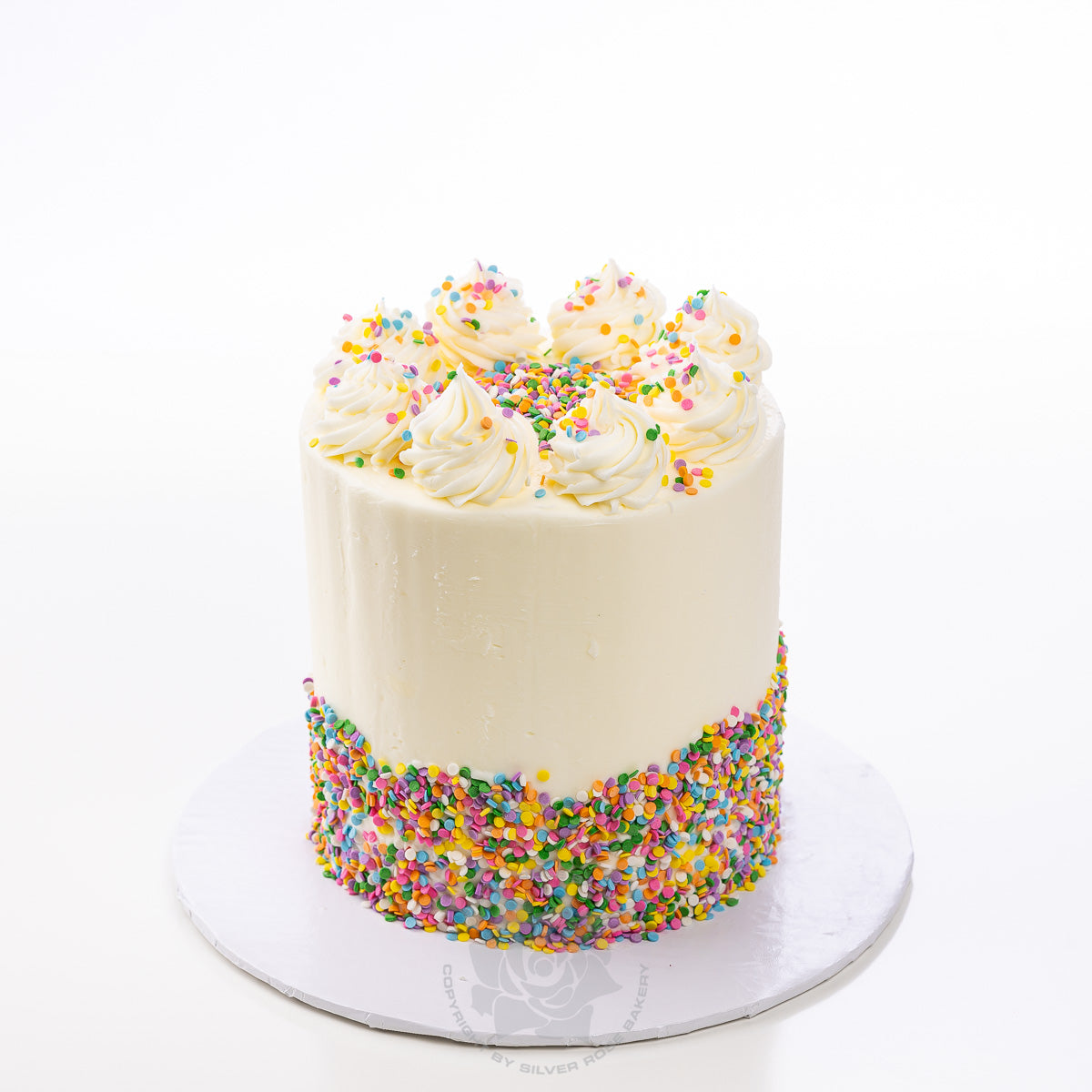 Birthday cake with sprinkles in Phoenix, AZ.