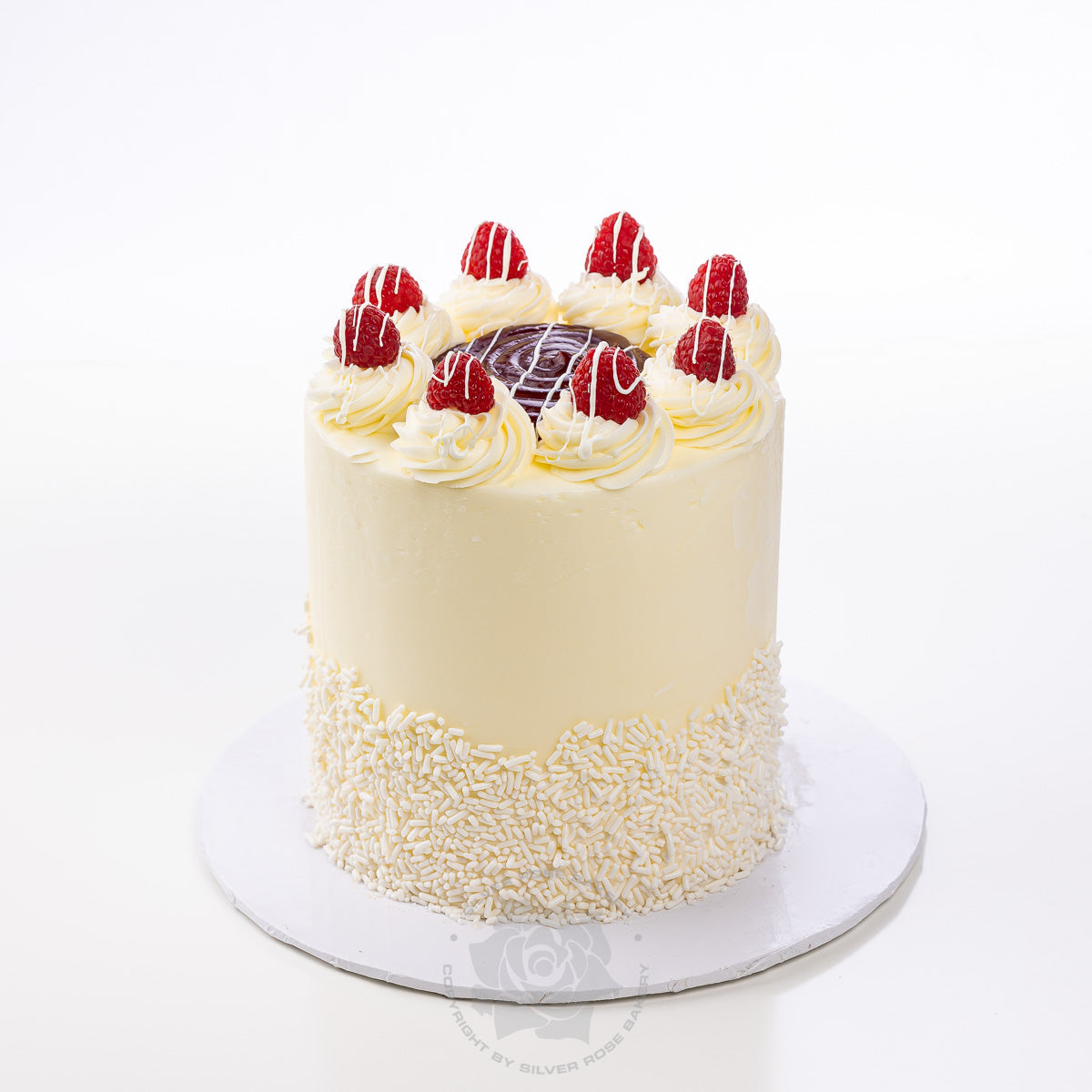 Vanilla Raspberry Cake in Phoenix, AZ.