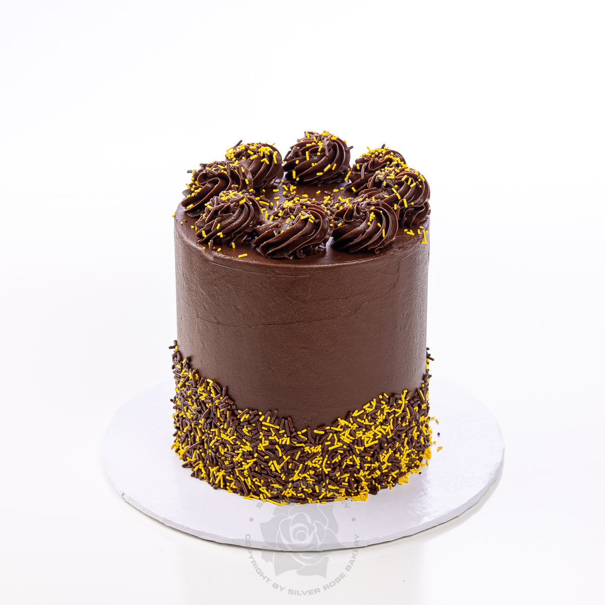 Yellow Cake with Chocolate frosting in Phoenix, AZ.