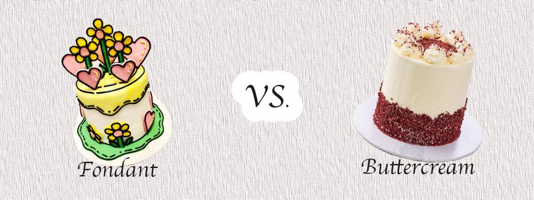 fondant vs buttercream frosting