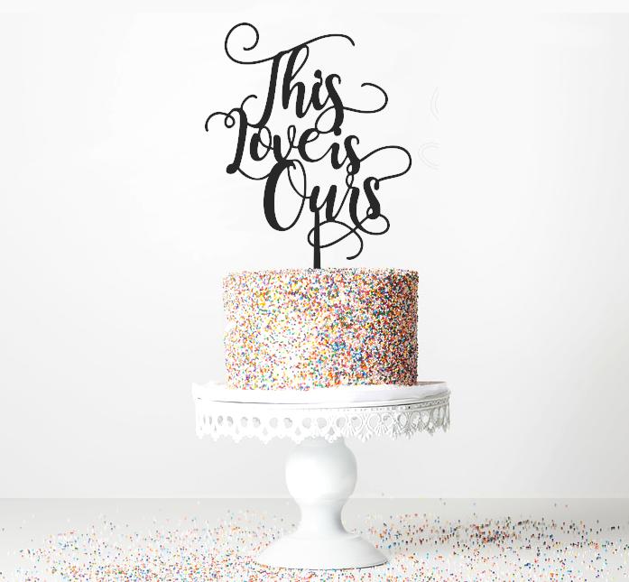CakeWords - Cake Toppers