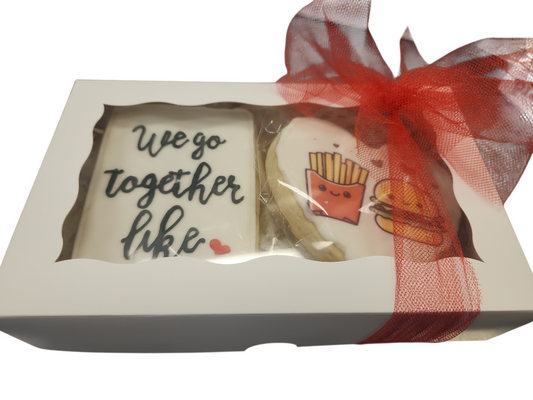 Valentine's Cookies - We Go Together Like...