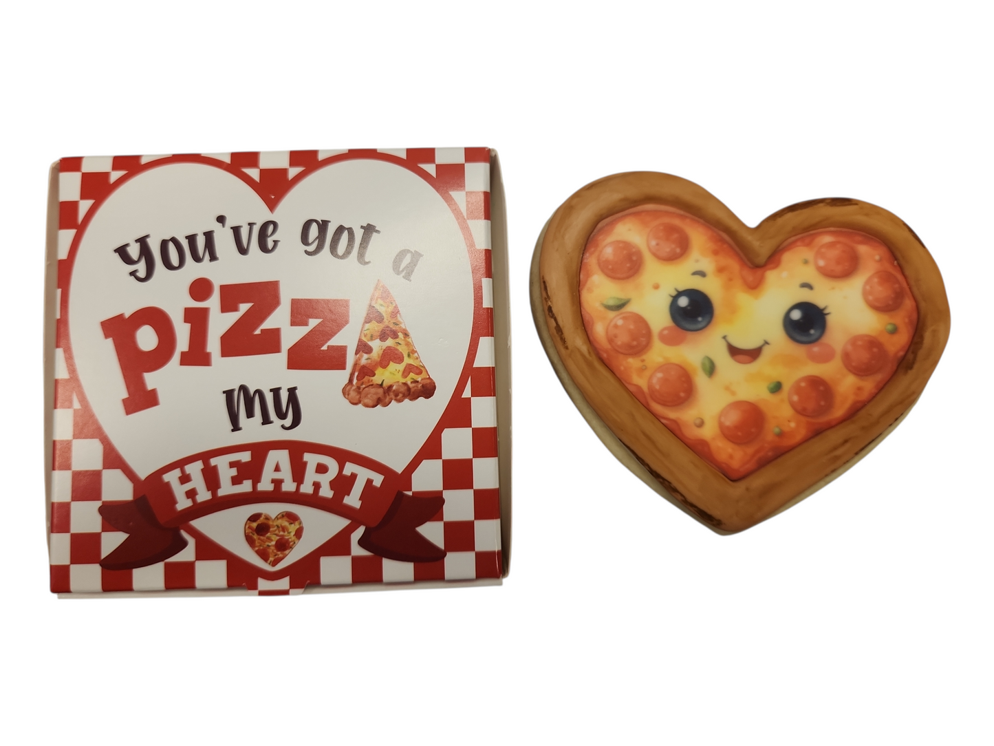Valentine pizza cookie delivery in Phoenix.