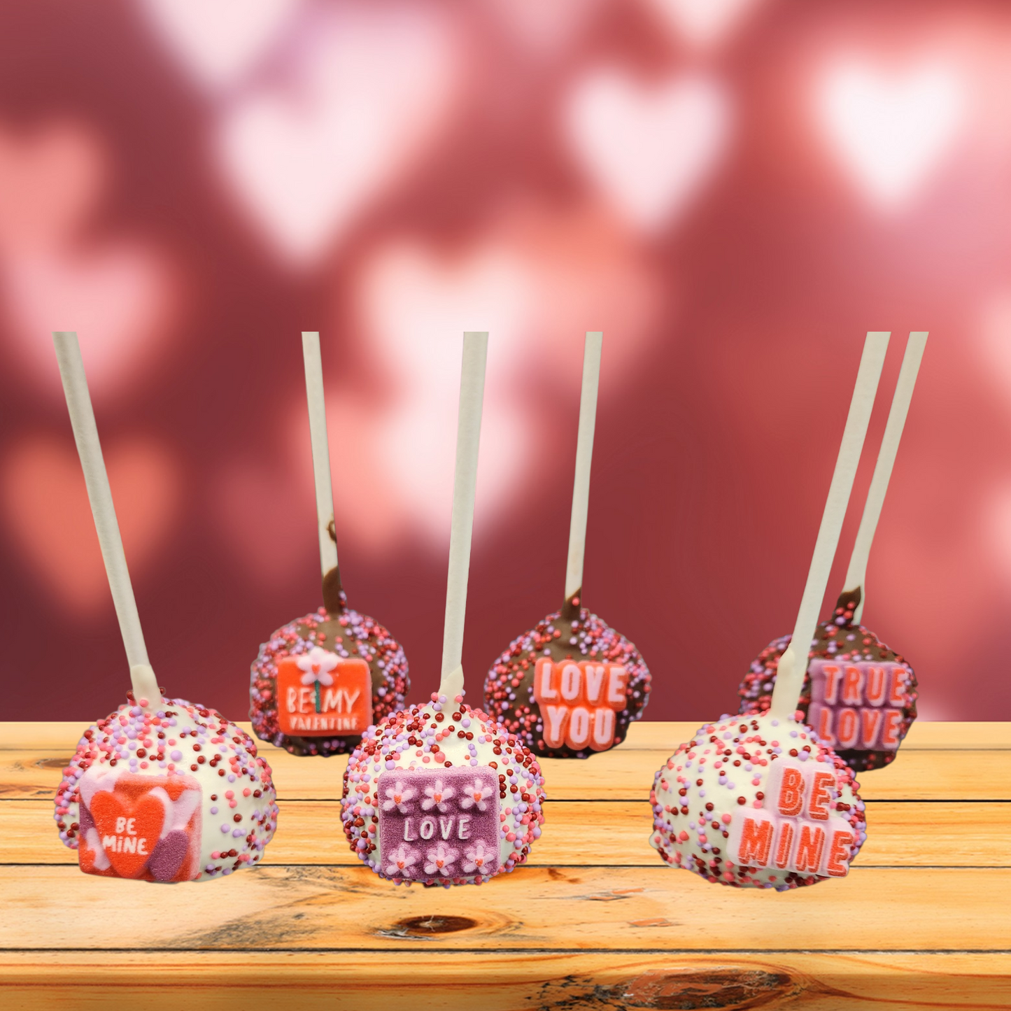 Valentine's Day dessert cake pops for same day pick up in Phoenix.