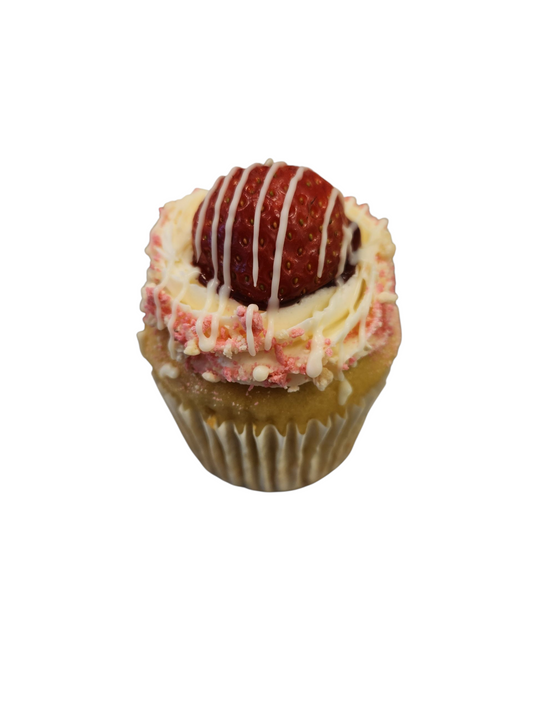 gourmet strawberry n cream cupcakes in Phoenix, AZ.