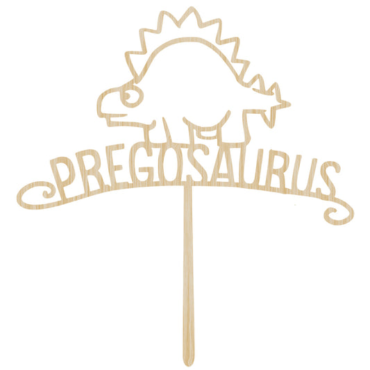 Baby Shower Cake Topper - Pregosaurus