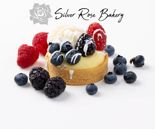 bavarian berry tart fresh made bakery in Phoenix, AZ.