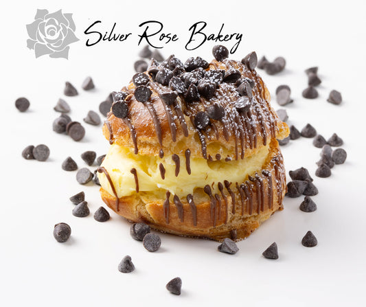 Boston Cream Puff fresh made at Phoenix, AZ Bakery.