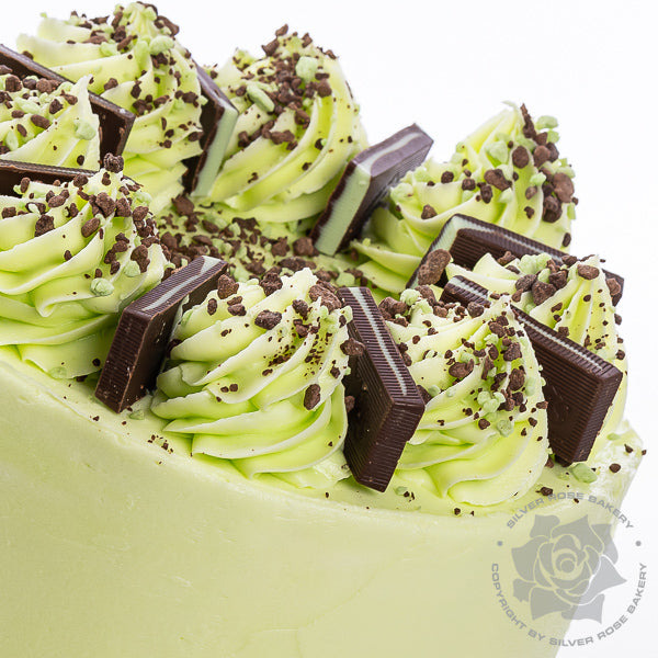 Chocolate Mint Andes Mints Birthday Cake in Phoenix, AZ.