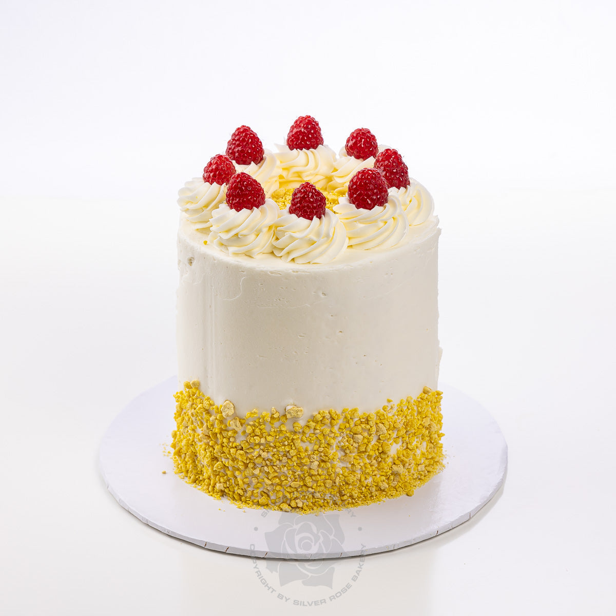 Custom Lemon Raspberry Cake for delivery in Scottsdale, AZ.