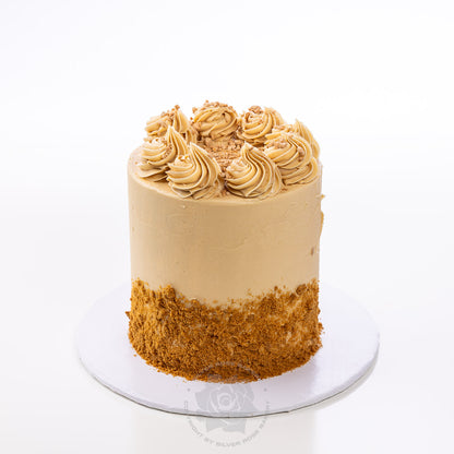 Fresh Custom Made Pumpkin Cookie Butter Birthday Cake in Phoenix, AZ.