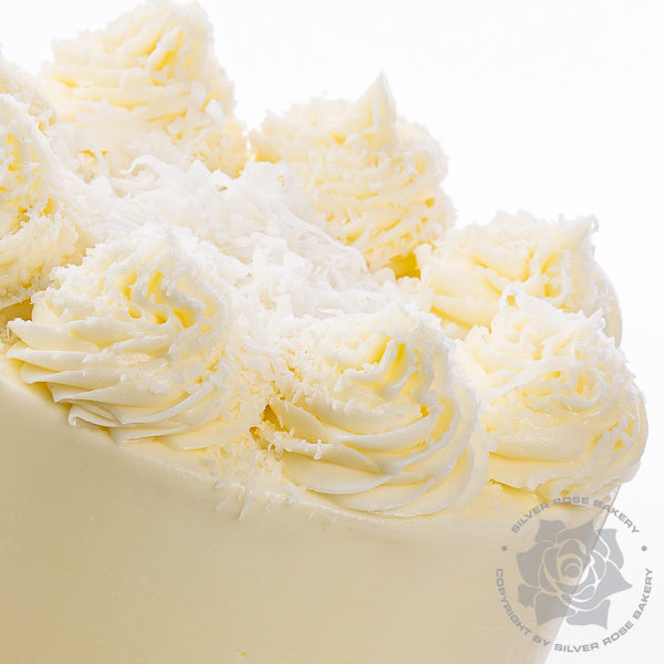Custom made Shredded Coconut birthday cake in Phoenix, AZ.