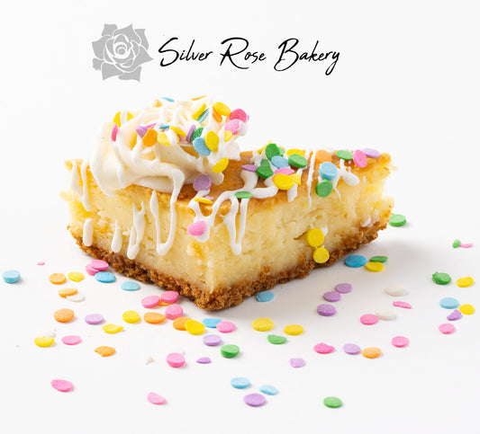 sprinklefetti birthday cheesecake in Phoenix, AZ.
