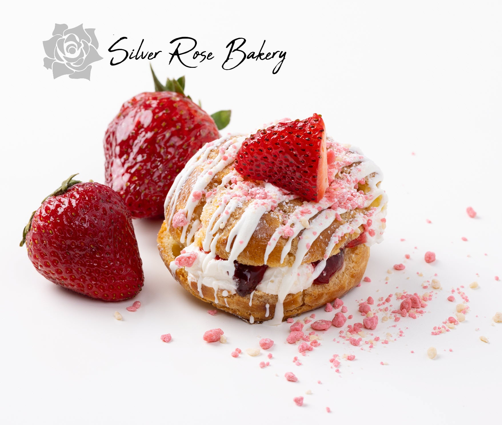 best strawberry cream puffs in Phoenix, AZ.