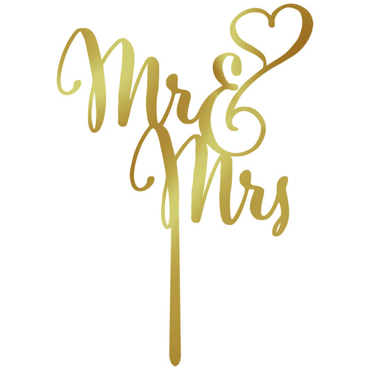 Wedding Cake Topper - Mr & Mrs, Mr & Mr, or Mrs & Mrs