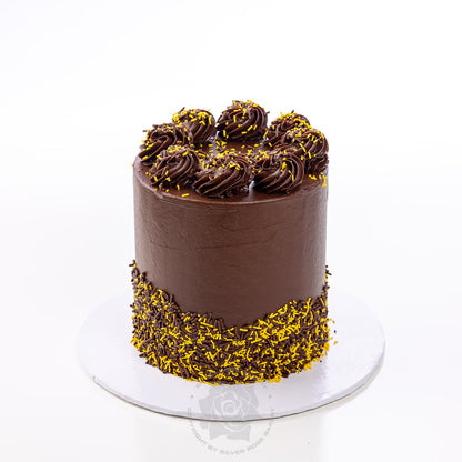Yellow Cake with Chocolate frosting in Phoenix, AZ.