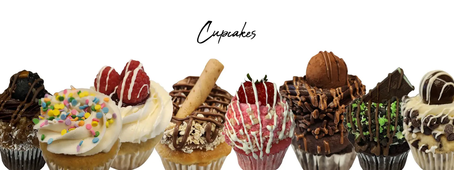 fresh made full size cupcakes with unique flavors in Phoenix.