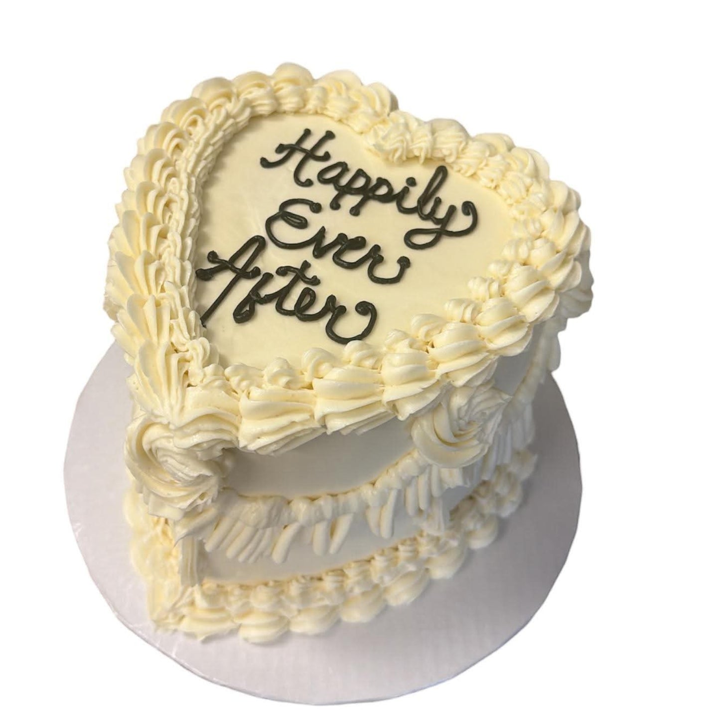 vintage heart shaped cake bakery in Phoenix.
