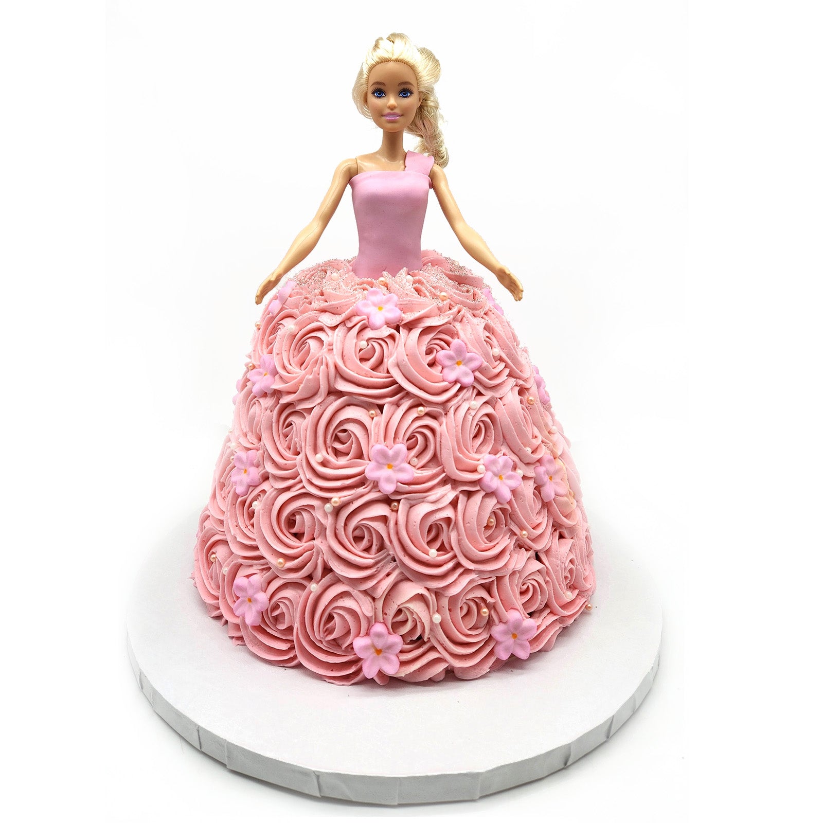 custom blonde barbie doll cake Scottsdale.