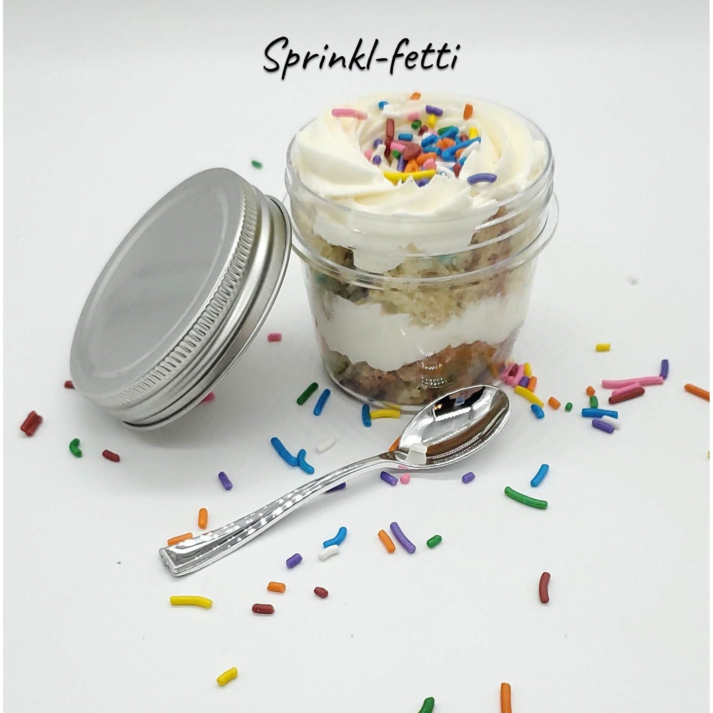 Logo Cake Jar - 6 Count