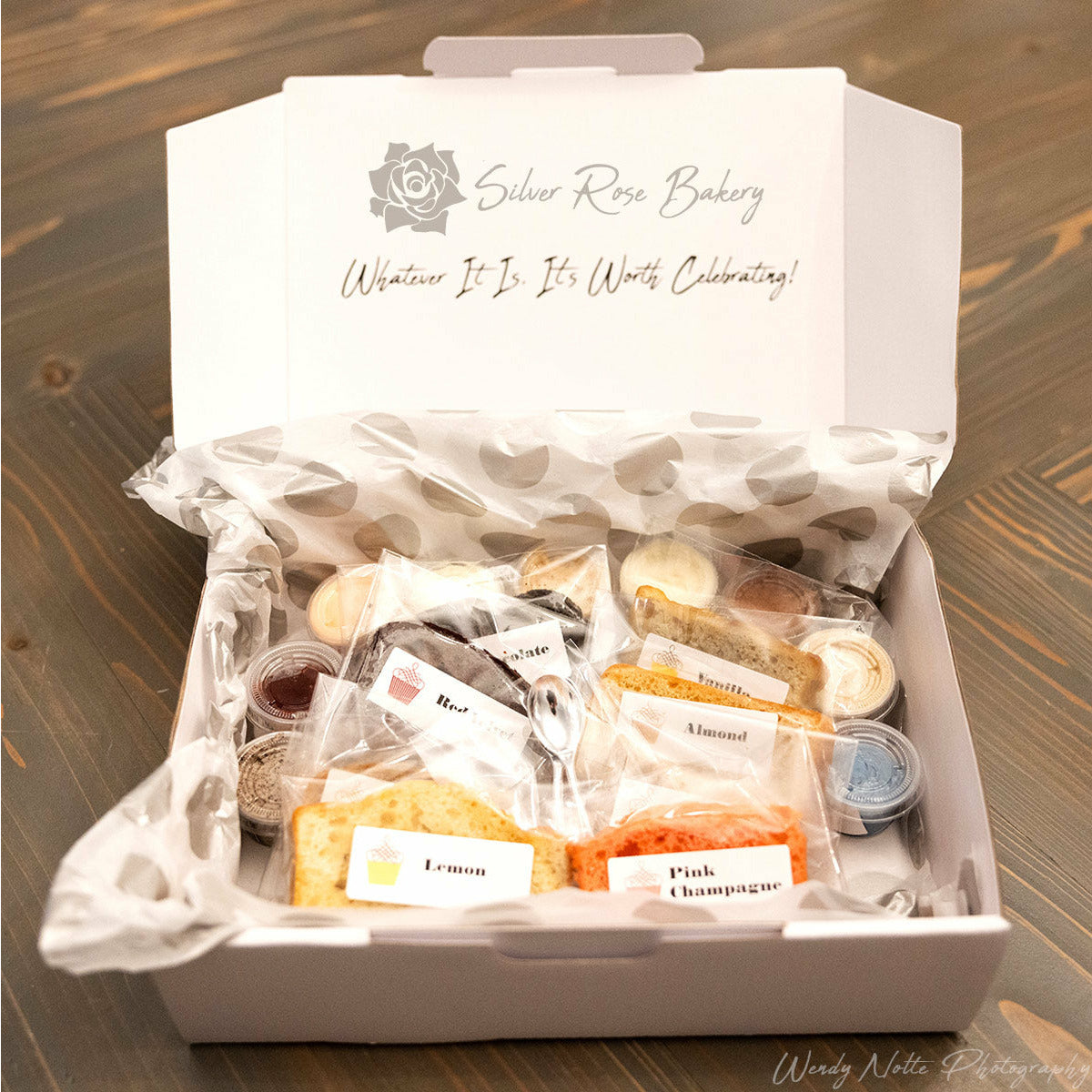 dairy free wedding cake tasting kit Phoenix.