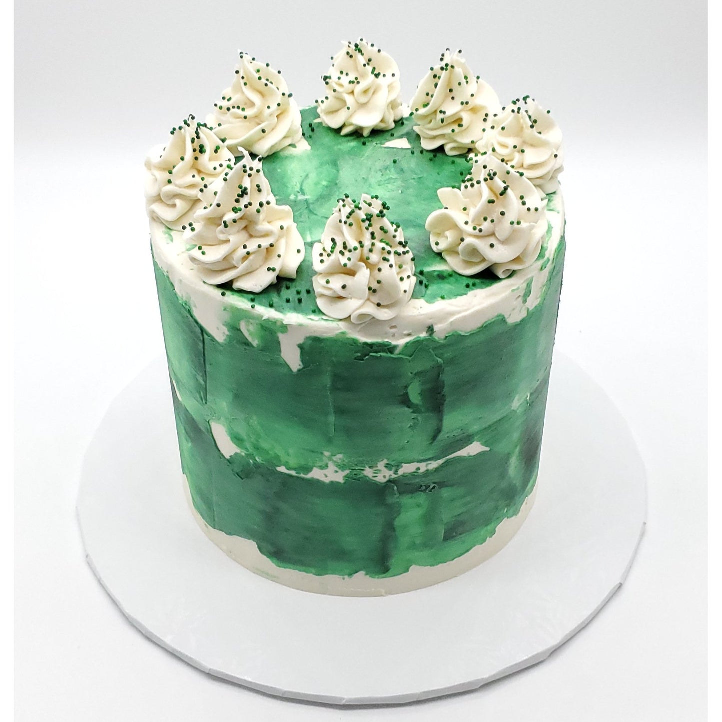6 inch Green Tōn'd Cake with Frosting and Sprinkles