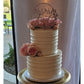 Two tier Facet Cake