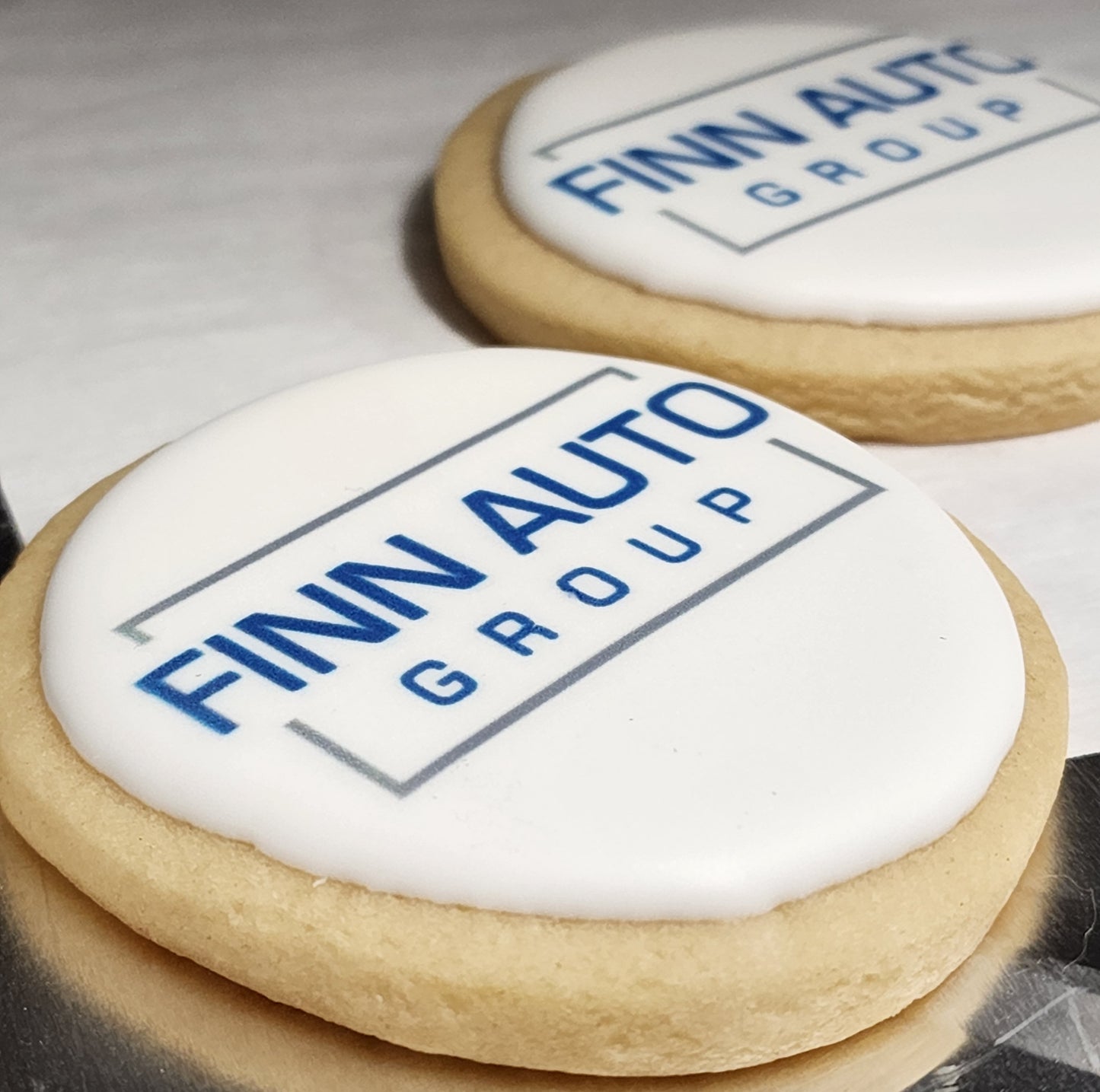 custom logo cookies